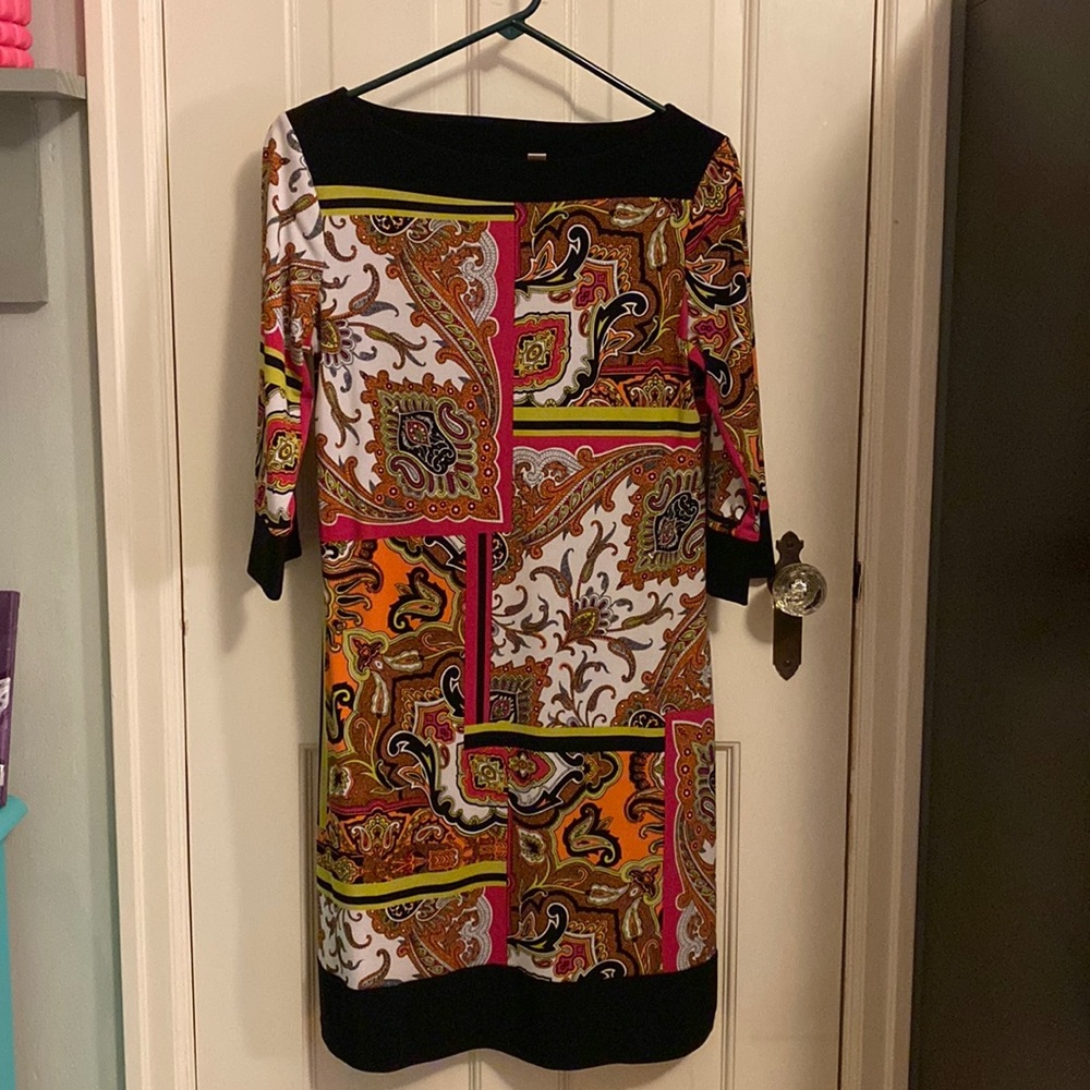 Emma Michele patterned dress, size small.